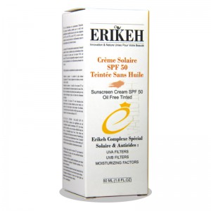 کرم ضد آفتاب SPF50 رنگی فاقد چربی اریکه 50 میلی لیتر