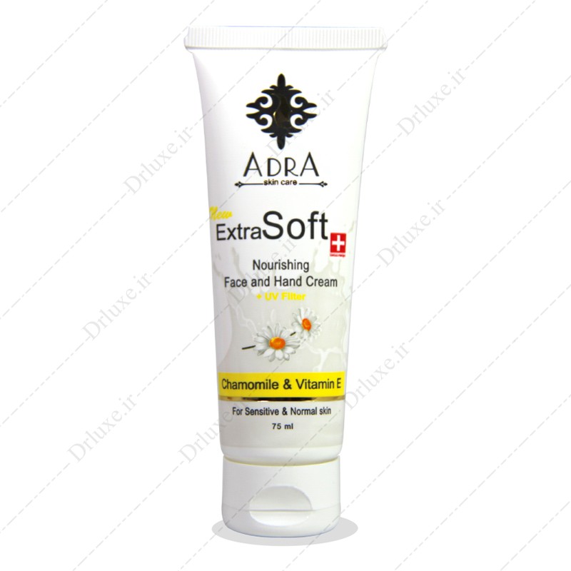 قیمت و خرید کرم مرطوب کننده دست و صورت عصاره روغن بابونه آدرا 75 میلی لیتر - دکتر لوکس