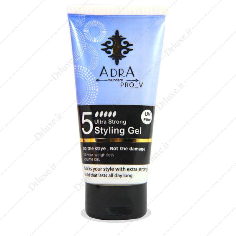 مشخصات، قیمت و خرید ژل حالت دهنده مو خیلی قوی آدرا Ultra Strong حجم 150 میلی لیتر - دکتر لوکس