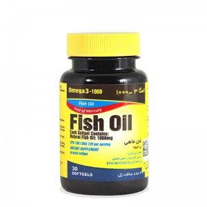 کپسول امگا 3 بدون جیوه 1000mg داروسازی یاس 30 عدد