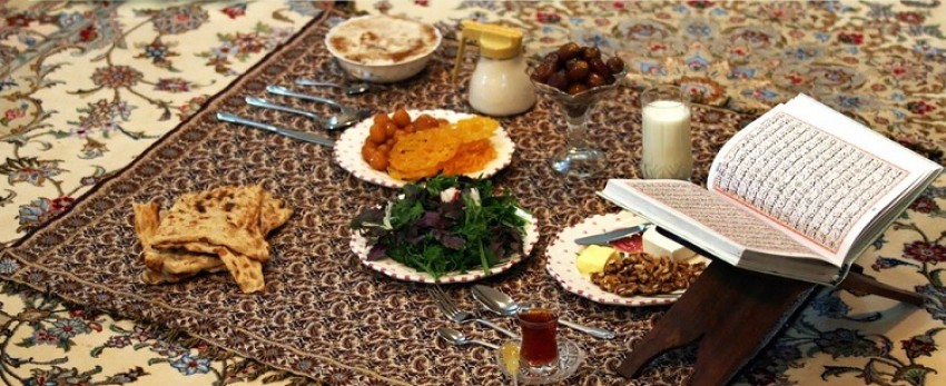 منوی غذایی مفید برای ماه رمضان