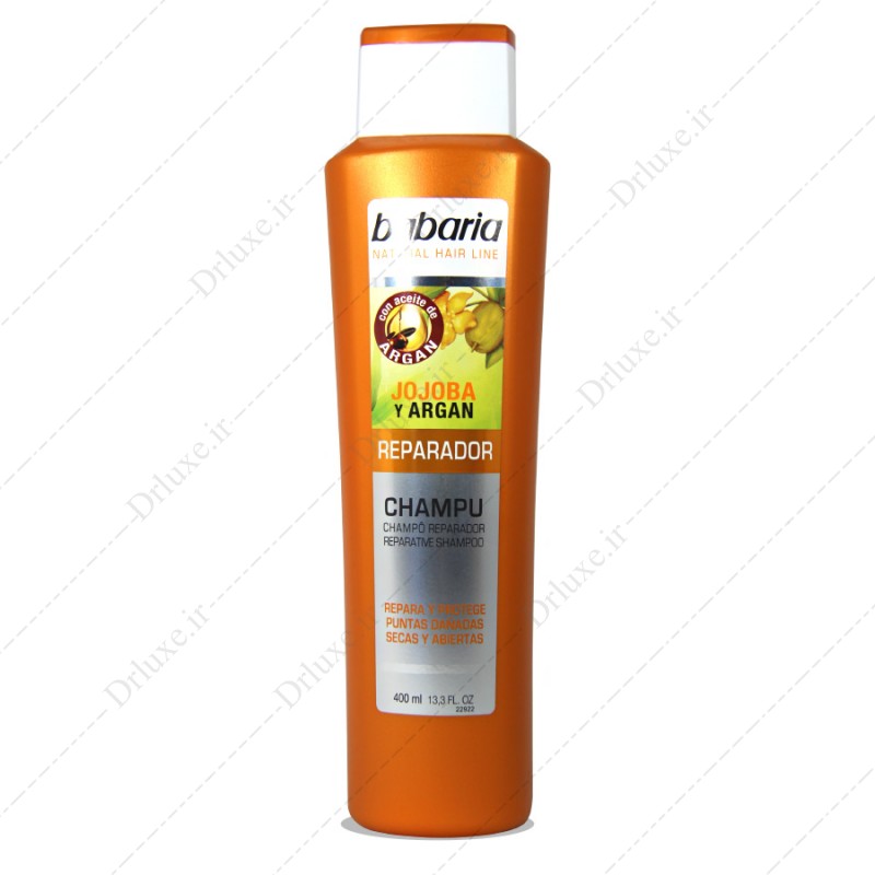 بررسی، قیمت و خرید شامپو ترمیم کننده مو روغن جوجوبا و آرگان باباریا 400 میلی لیتر - دکتر لوکس