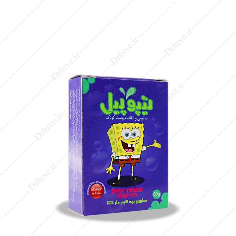 مشخصات، قیمت و خرید صابون بچه کرمدار 15% تیپو پیل 80 گرم- داروخانه انلاین دکترلوکس