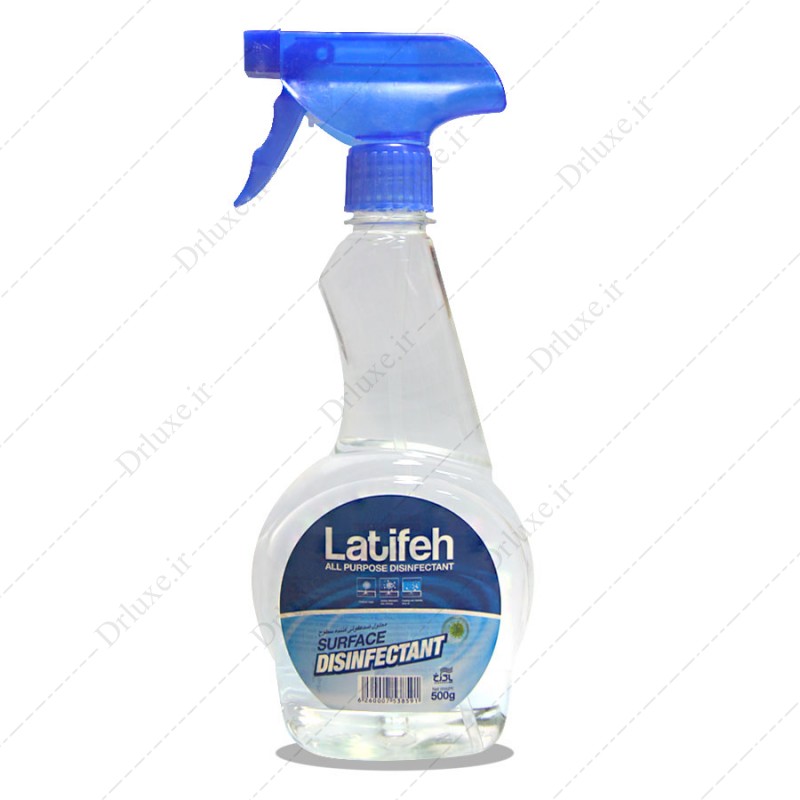 مشخصات، قیمت و خرید محلول ضدعفونی کننده مخصوص سطوح لطیفه 500ml - دکتر لوکس