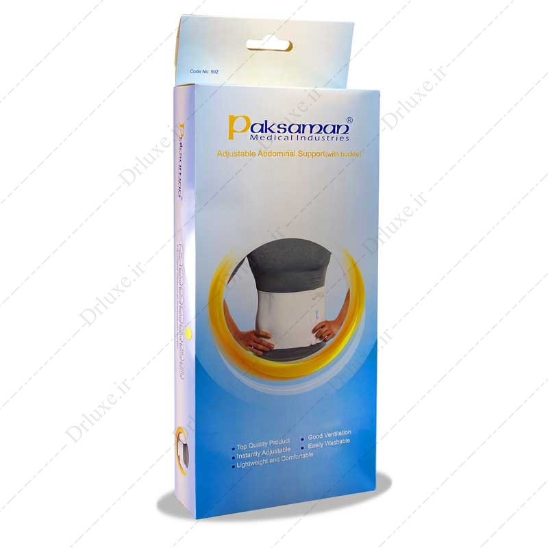 مشخصات، قیمت و خرید شکم بند طبی تمام کش سگک دار پاک سمن سایز XLarge - دکتر لوکس