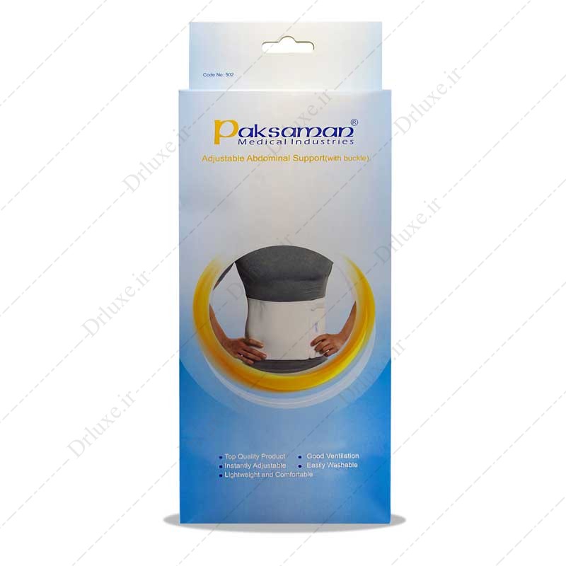 مشخصات، قیمت و خرید شکم بند طبی تمام کش سگک دار پاک سمن سایز XLarge - دکتر لوکس