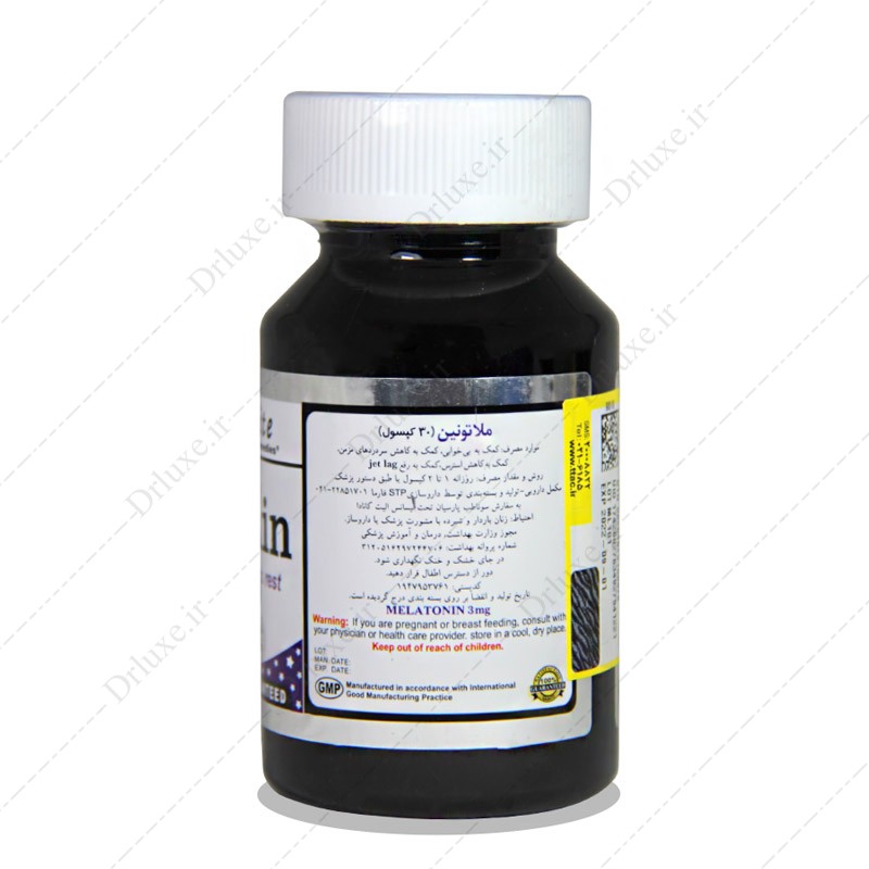 قیمت و خرید کپسول ملاتونین 3 میلی گرم الیت 30 عدد - دکتر لوکس