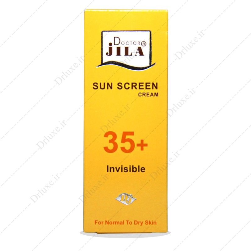 کرم ضد آفتاب SPF35 بی رنگ دکتر ژیلا 50 میلی لیتر
