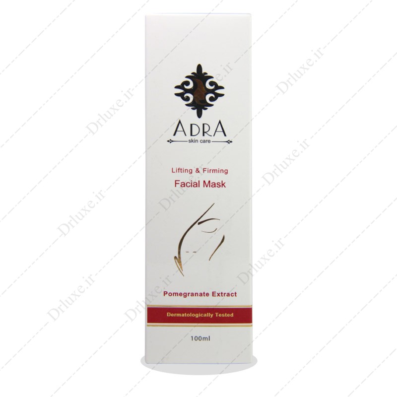 مضخصات، قیمت و خرید ماسک جوان کننده پوست صورت حاوی عصاره انار  آدرا 100 میلی لیتر - دکتر لوکس