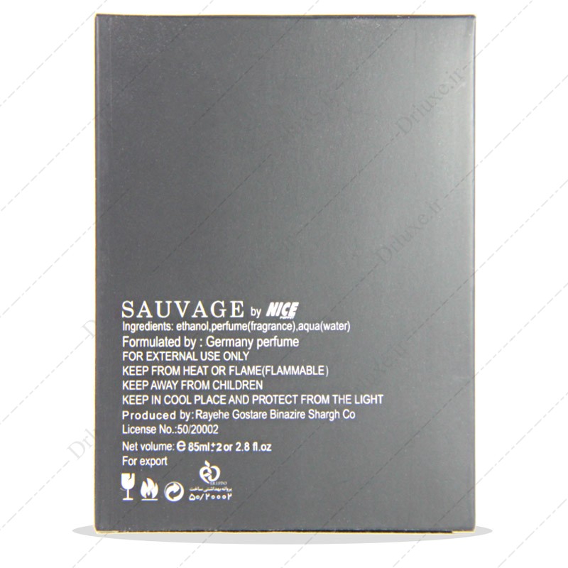 ادوپرفیوم مردانه نایس مدل SAUVAGE حجم 85 میلی لیتر
