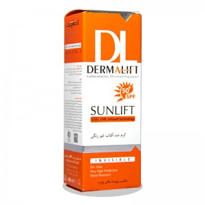 کرم ضد آفتاب SPF50 بدون رنگ فاقد چربی درمالیفت