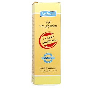 کرم محافظ پای بچه 10% زینک اکساید ایروکس 100 گرم