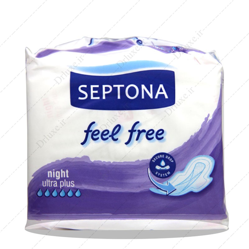 مشخصات، قیمت و خرید نوار بهداشتی شب سپتونا مدل Feel Free بسته 8 عددی - دکتر لوکس
