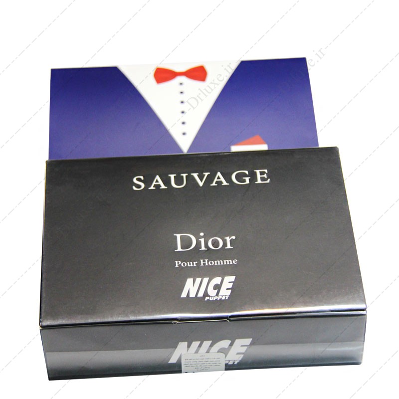 مشخصات، قیمت و خرید پک هدیه ادکلن و مام رول مردانه نایس مدل Sauvage - دکتر لوکس