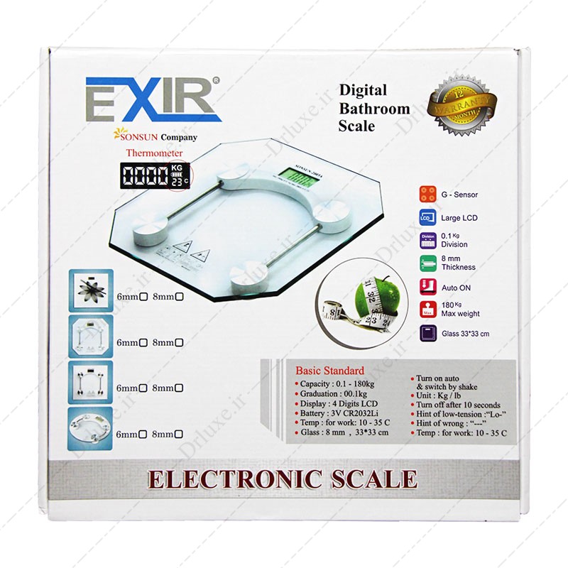 مشخصات، قیمت و بررسی ترازو دیجیتالی  اکسیر مدل 2003D - دکترلوکس