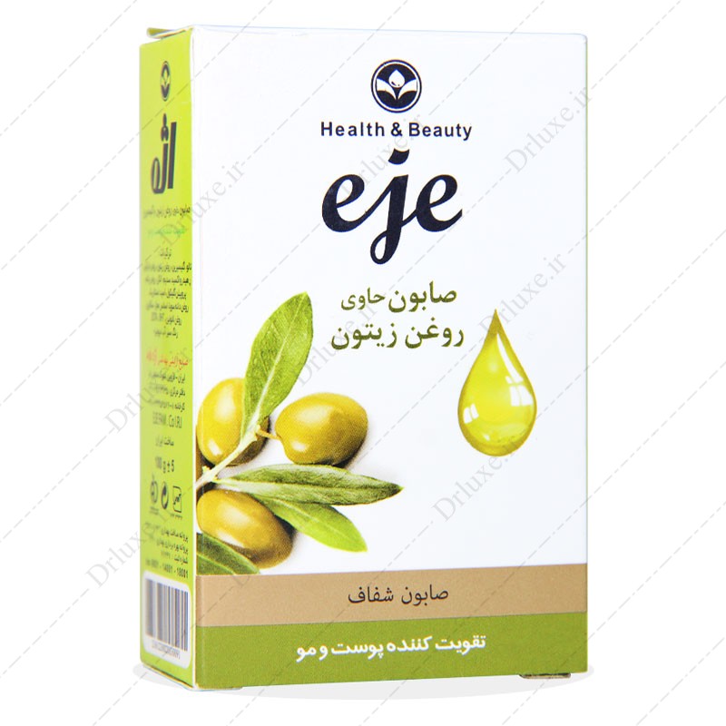 مشخصات، قیمت و خرید صابون روغن زیتون اژه تقویت کننده پوست و مو 100 گرم - دکتر لوکس