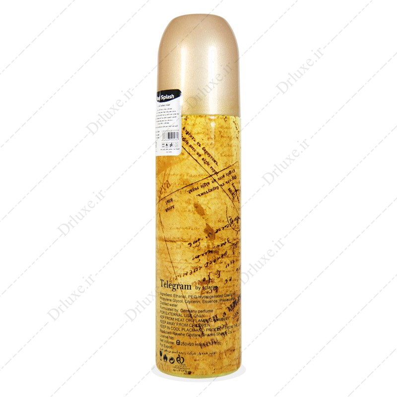 بادی اسپلش مردانه اسکلاره مدل Telegram Silver Scent حجم 250 میلی لیتر