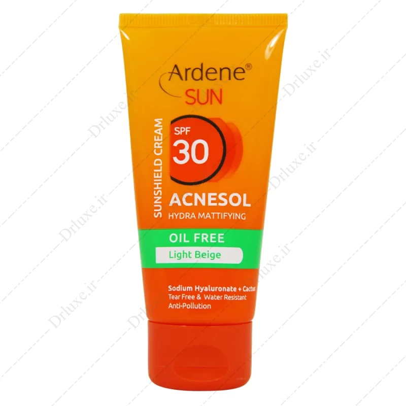 کرم ضد آفتاب SPF30 آکنه سول آردن بژ روشن