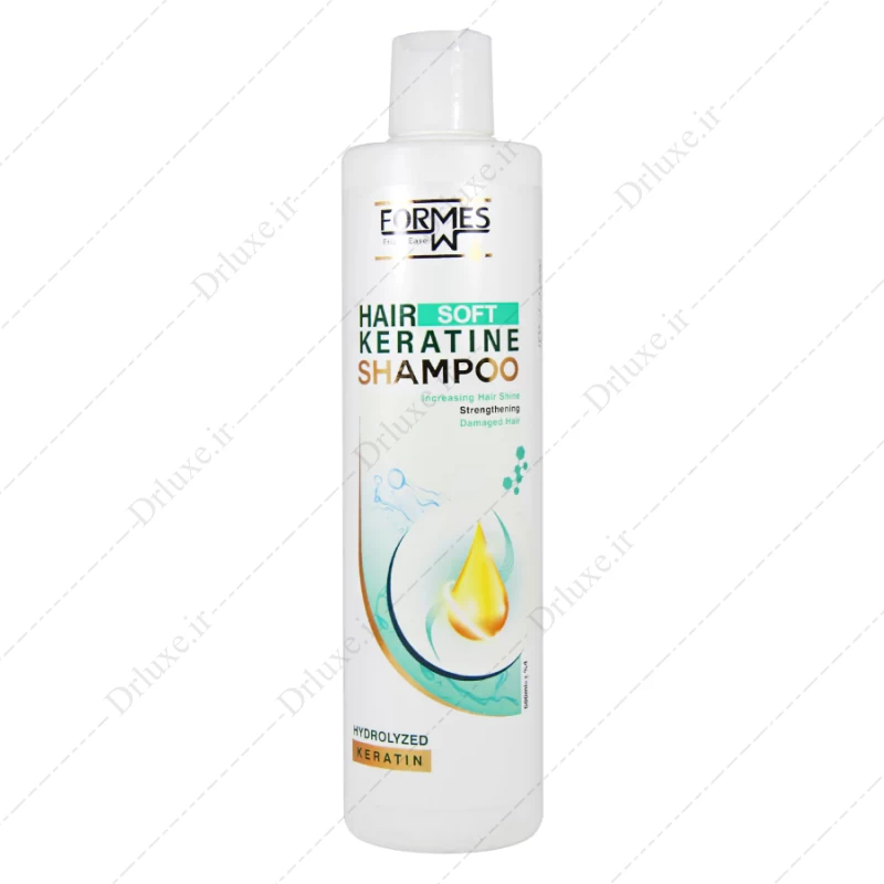 قیمت و خرید شامپو حاوی کراتین مدل Hair Soft فورمس 500 میلی لیتر - دکتر لوکس