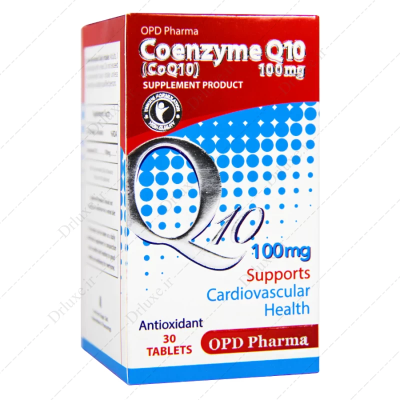 قیمت و خرید قرص کوآنزیم کیوتن 100 میلی گرم او پی دی فارما 30 عدد - دکتر لوکس