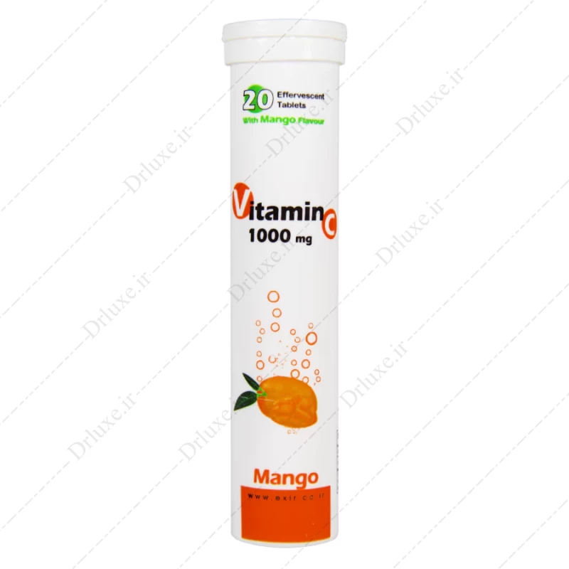 قیمت و خرید قرص جوشان ویتامین ث 1000 اکسیر 20 عدد - دکتر لوکس
