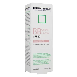 بی بی کرم SPF20 پوست مختلط تا چرب رز بژ درماتیپیک 30 میلی لیتر