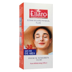 ضد آفتاب SPF30 فلوئید بی رنگ فیزیکال الارو 50 میلی لیتر