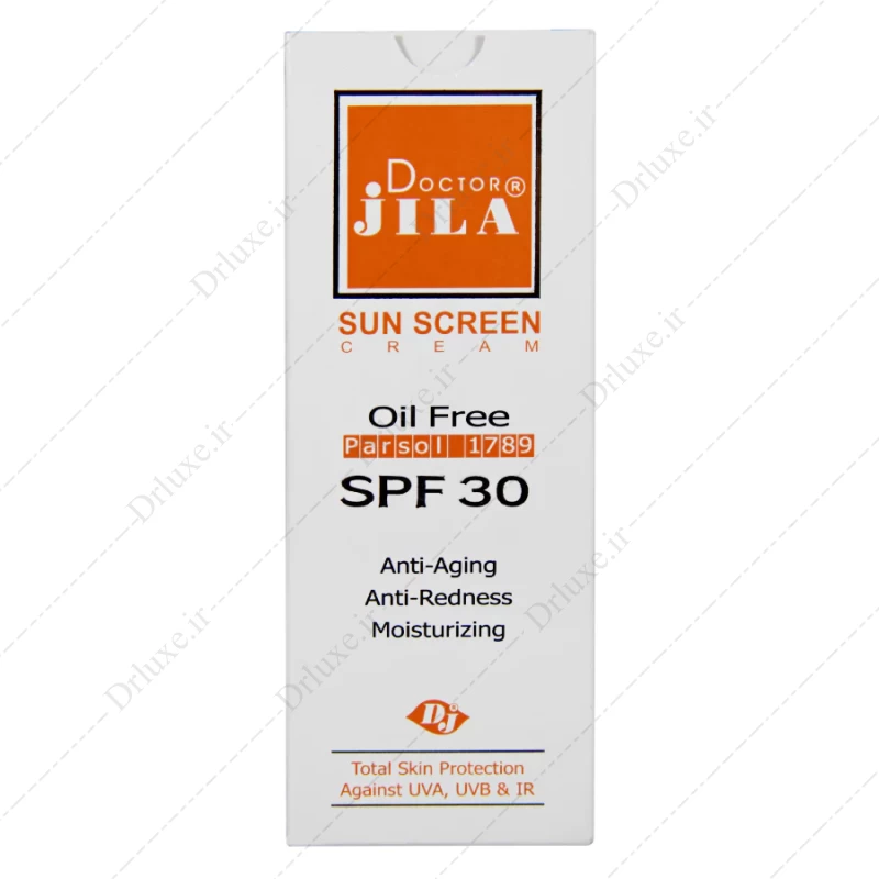 کرم ضد آفتاب SPF30 دکتر ژیلا فاقد چربی 65 گرم