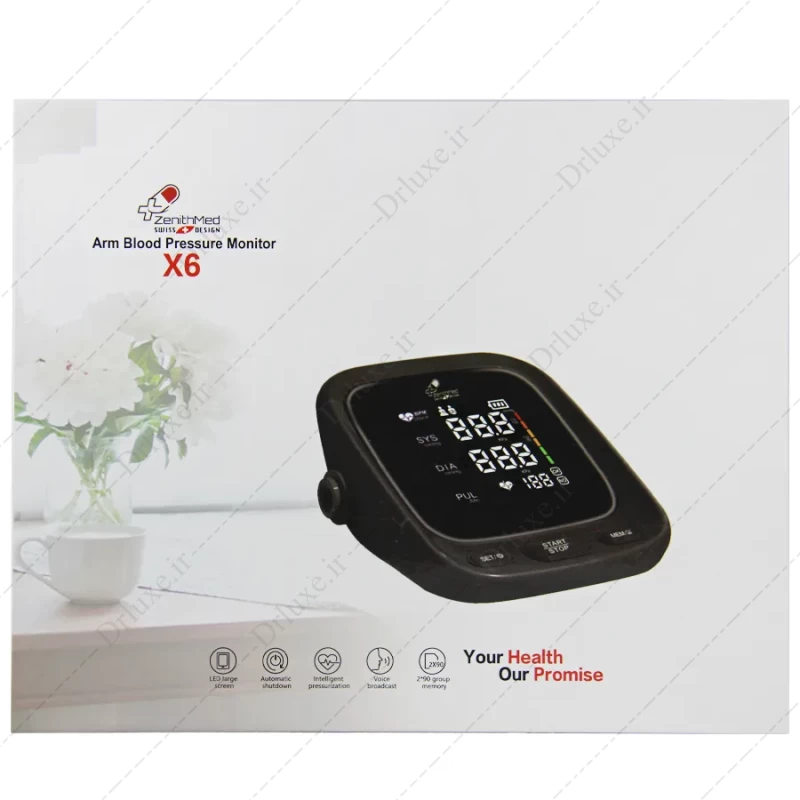 قیمت و خرید دستگاه فشار سنج سخنگو بازویی زنیت مد X6 - دکتر لوکس