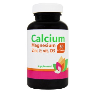 قرص کلسیم منیزیم زینک ویتامین د3 سیمرغ دارو 60 عدد