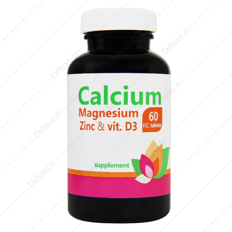 قیمت و خرید قرص کلسیم منیزیم زینک ویتامین د3 سیمرغ دارو 60 عدد - دکتر لوکس