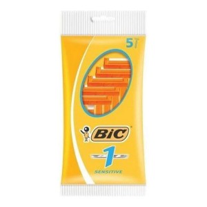 تیغ اصلاح 1 لبه بیک مدل Sensitive بسته 5 عدد