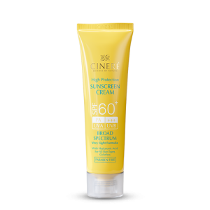 کرم ضد آفتاب SPF 60 سینره بی رنگ انواع پوست 50 میلی لیتر