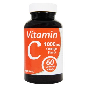 قرص ویتامین ث جویدنی 1000 میلی گرم سیمرغ دارو عطار 60 عدد