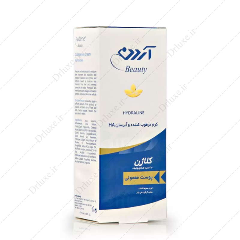 کرم مرطوب کننده و آبرسان HA کلاژن آردن پوست معمولی