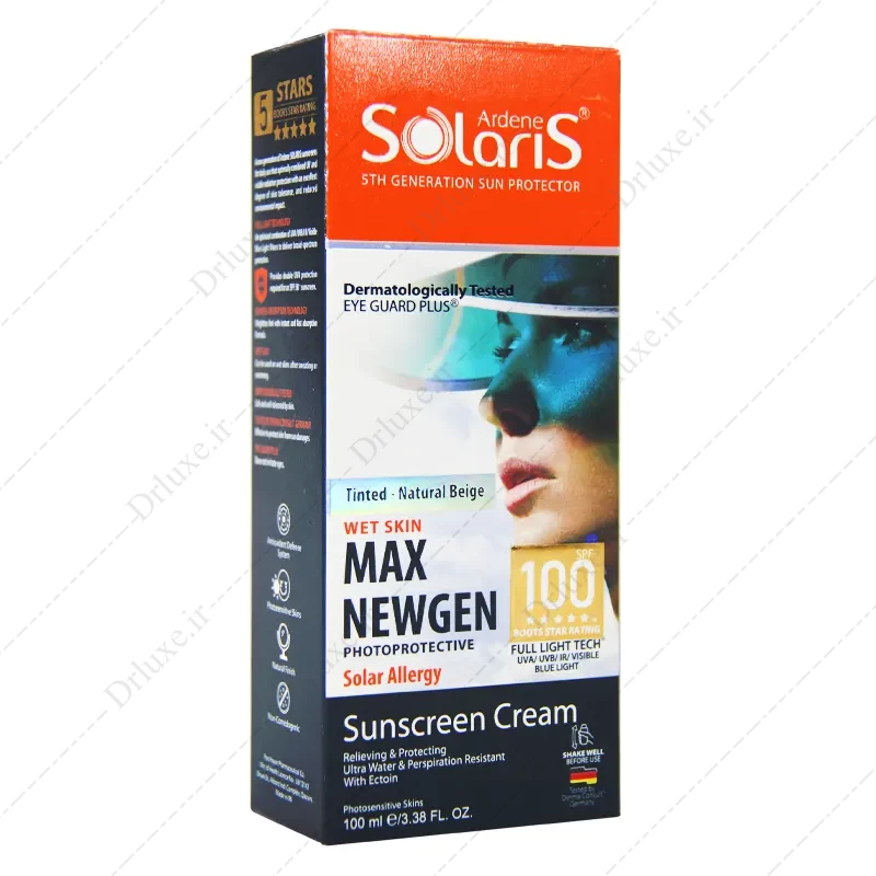 ضد آفتاب سولاریس، ضد آفتاب آردن، SPF100 مکس نیوژن