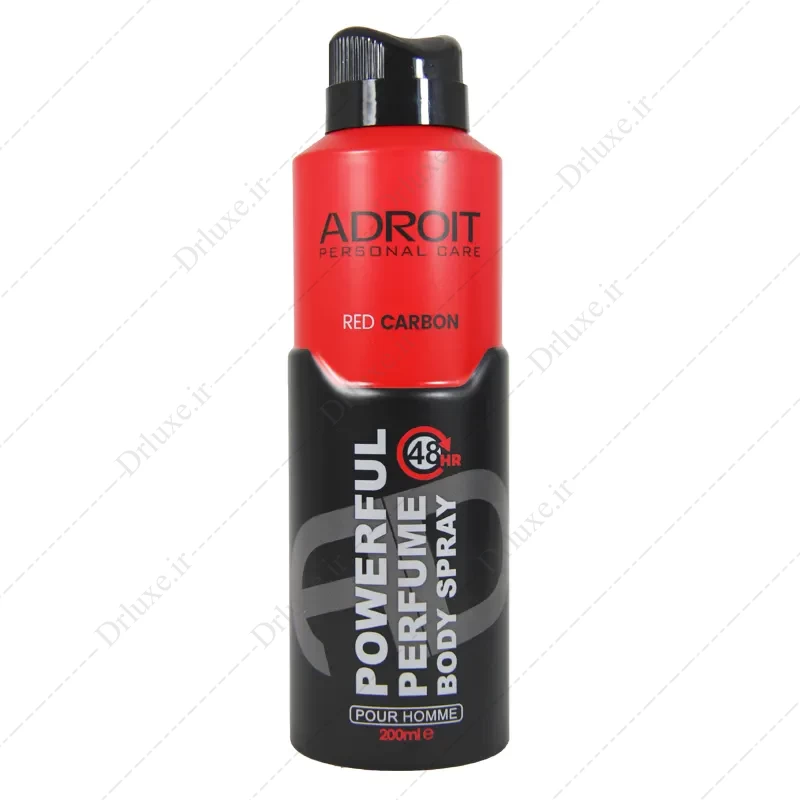 خرید اسپری دئودورانت بدن آقایان Red Carbon ادرویت 200 میلی لیتر - دکتر لوکس