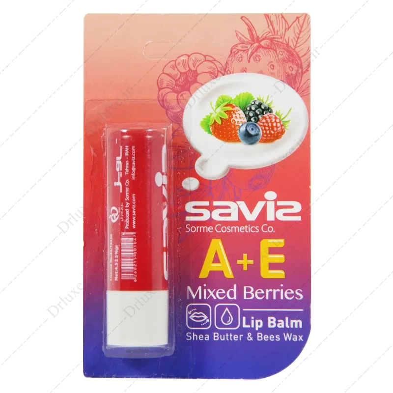 قیمت و خرید بالم لب شی باتر و ویتامینه میکس بری ساویز 4.5 گرم - دکتر لوکس