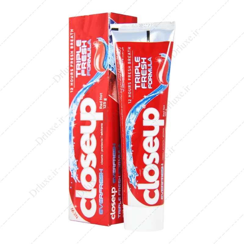 خمیر دندان کلوس آپ مدل طراوت بخش 12 ساعته Red Hot