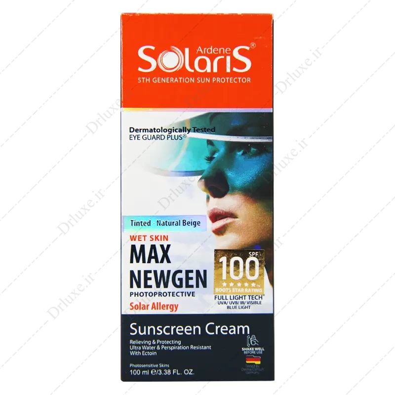 ضد آفتاب سولاریس، ضد آفتاب آردن، SPF100 مکس نیوژن