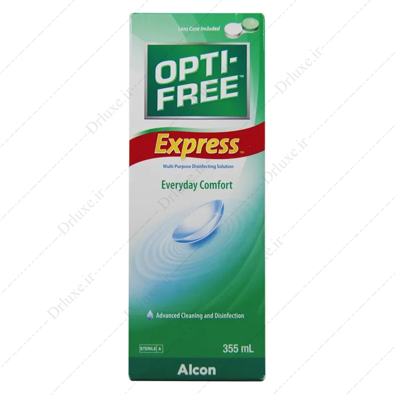 بررسی و خرید محلول شستشوی لنز اپتی فری مدل Express حجم 355 میلی لیتر - دکتر لوکس