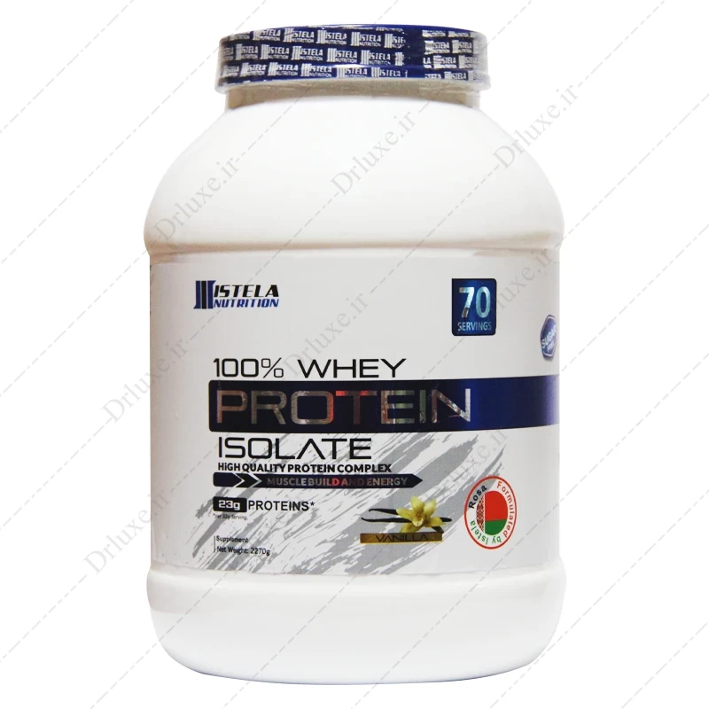 خرید پودر پروتئین وی ایزوله 100% استلا 2270 گرم