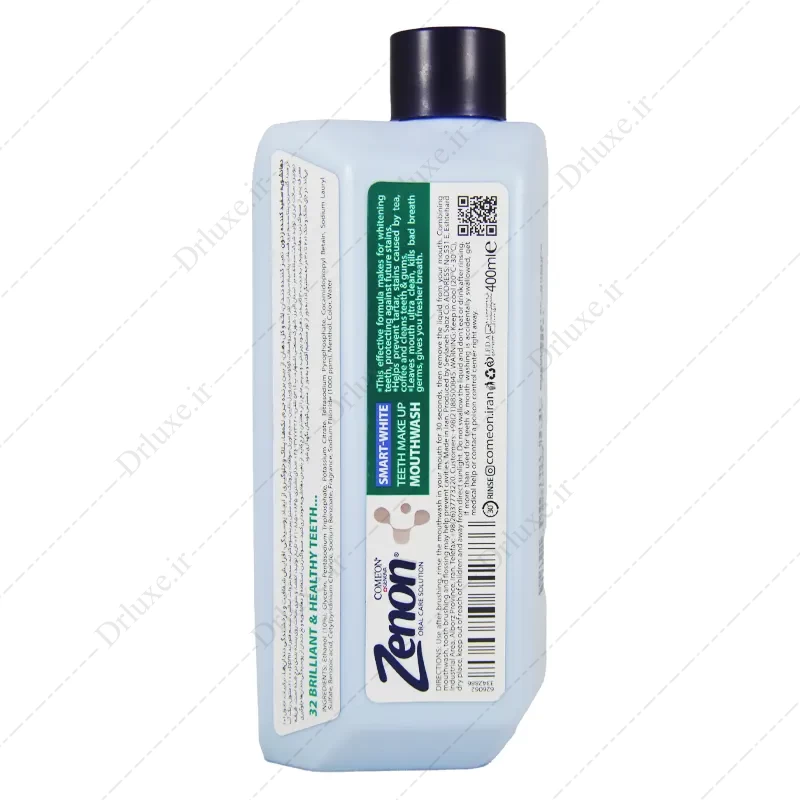 دهانشویه سفید کننده زنون مدل Smart White حجم 400 میلی لیتر