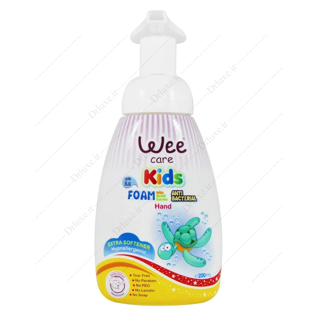 فوم شستشوی آنتی باکتریال دست کودک وی کر 200 میلی لیتر