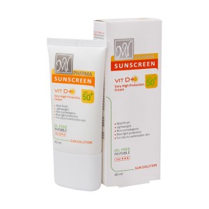 کرم ضد آفتاب SPF50 فاقد چربی مای فارما Sun Solution بی رنگ 40 میلی لیتر