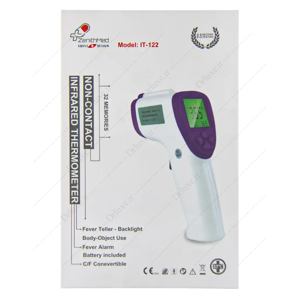 تب سنج دیجیتال غیر تماسی زنیتمد مدل IT-122