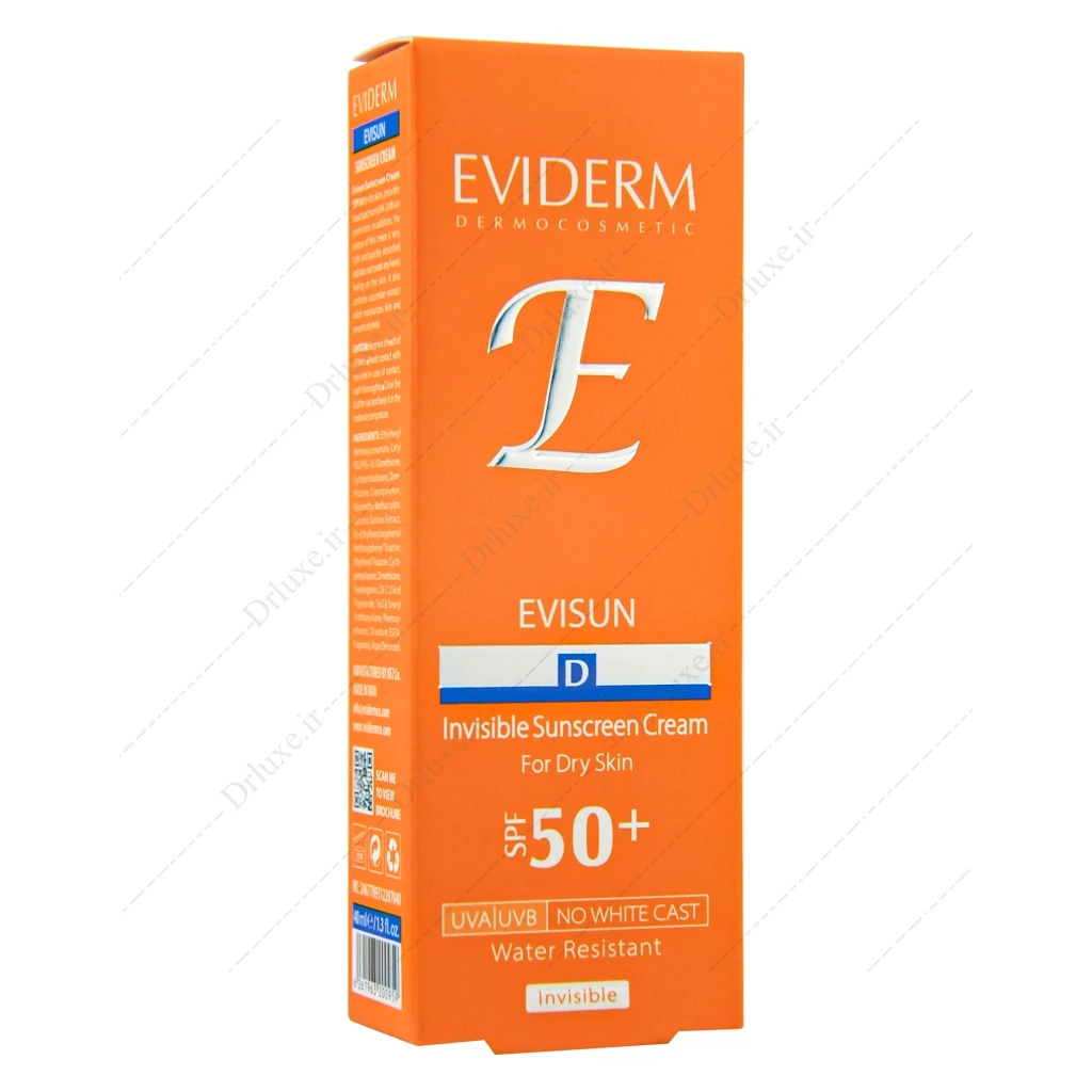 کرم ضد آفتاب SPF50 اویدرم اوی سان دی بی رنگ 40 میلی لیتر
