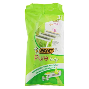 خودتراش سه لبه بیک پیور بسته 3 عدد