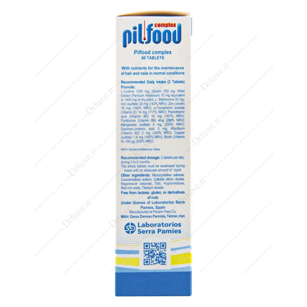 قرص pilfood complex، قرص پیلفود مو