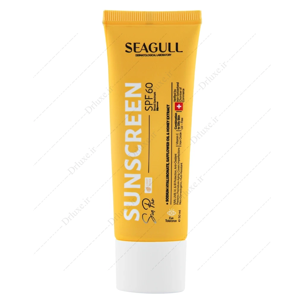 کرم ضد آفتاب رنگی SPF60 پوست مختلط تا چرب سی گل